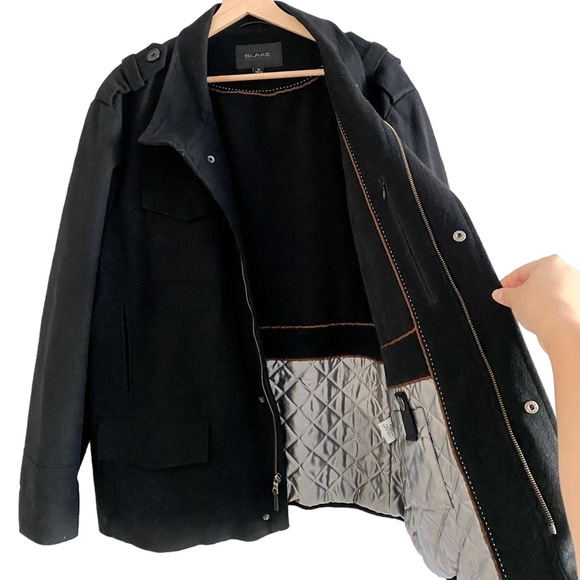 BLAKE | Wool Jacket | Black | Men’s size XL - Picture 3 of 15
